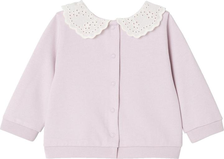 Produktbild Vertbaudet Bio-Kollektion: Baby Sweatshirt mit besticktem Kragen (68)