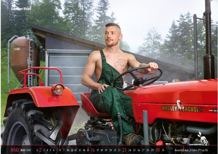 Produktbild Schweizer Bauernkalender Boys 2025 (56 x 40 cm, Deutsch, Französisch, Italienisch, Englisch)