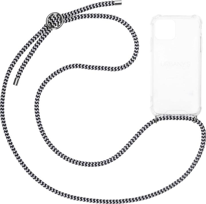 Produktbild Urbany's Necklace Case HYPNOTIC ZEBRA iPhone 17 Silber Ring