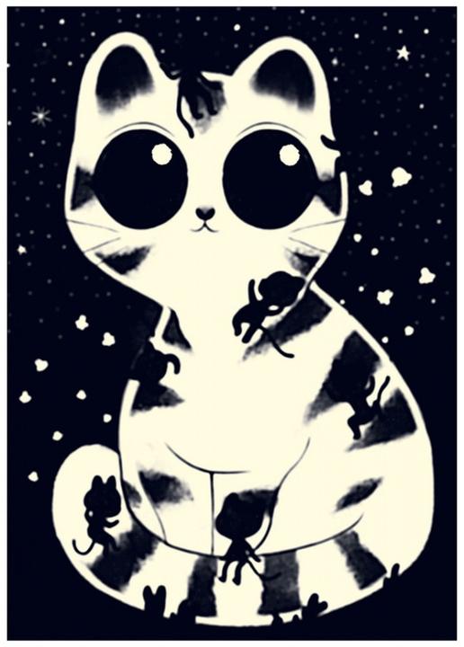 Immagine prodotto Djeco Puzzle Wizzy Cat 50 pezzi (50 pezzi)