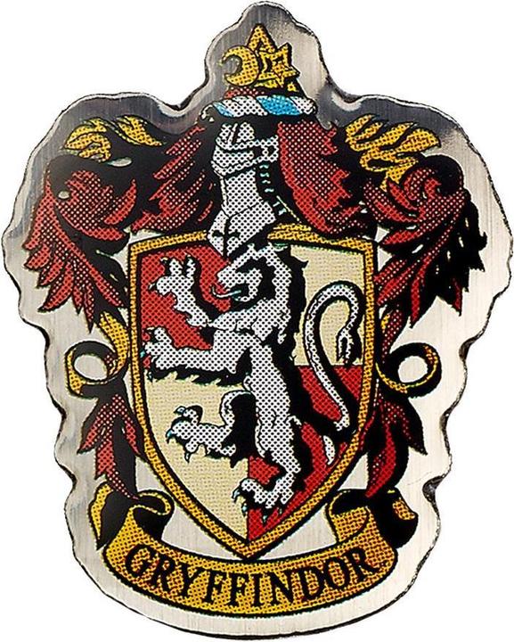 Actual product image Gryffindor Badge Galvanised Metal