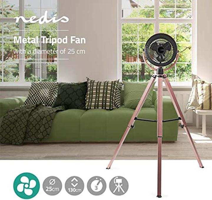 Produktbild Nedis Standventilator 25 cm - pink
