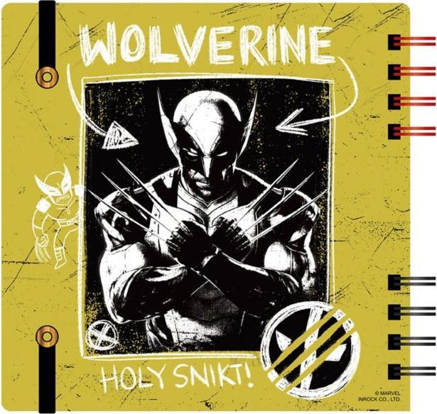 Actual product image Disney Deadpool & Wolverine Square Ring Notebook