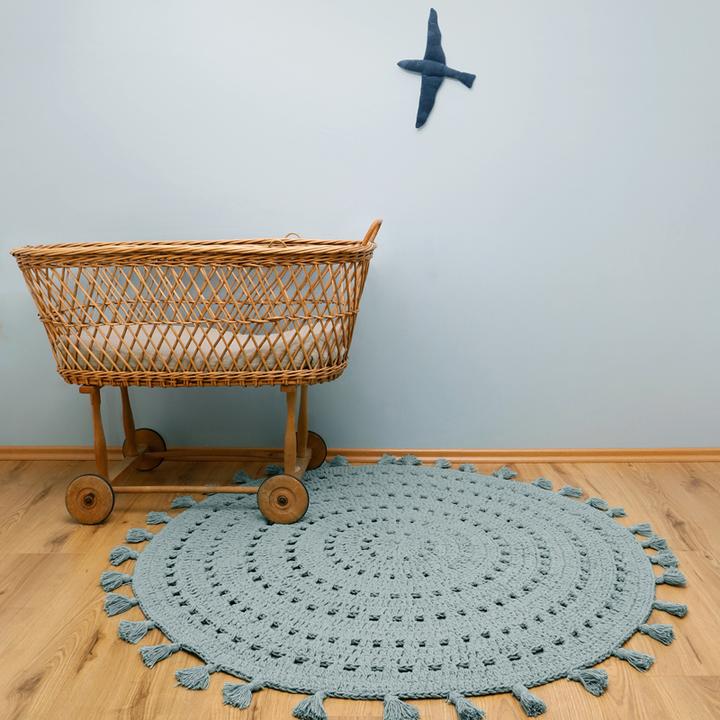 Produktbild Nattiot Gehäkelter Teppich NILA (120 cm)