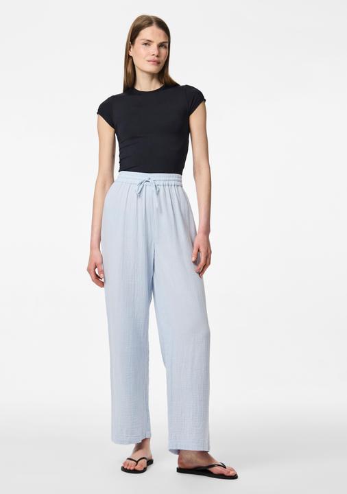 Actual product image Pieces PCSASTINA HW Musselin Hose mit weitem Bein (L)