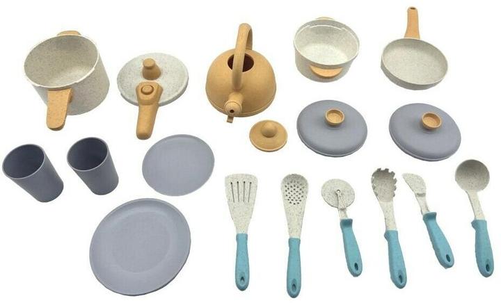 Produktbild Alldoro Koch- und Geschirrset für die Kinderküche, 14-teilig, eco-friendly