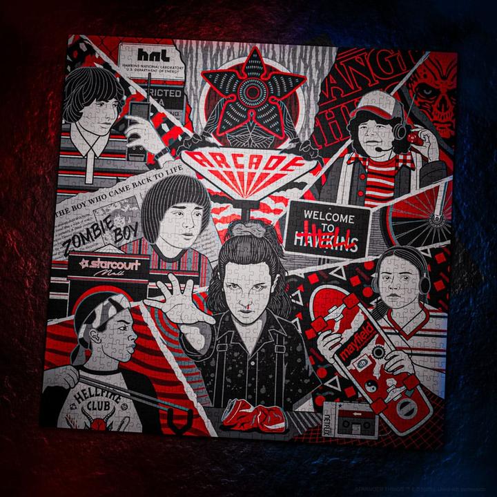 Produktbild Theory11 Stranger Things Multi-Dimensionales Puzzle (1000 Teile) (1000 Teile)