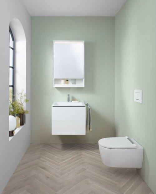 Produktbild Geberit ONE Möbelwaschtisch Abgang vertikal, 60x14x48cm, 505.01 (480 mm, 600 mm)