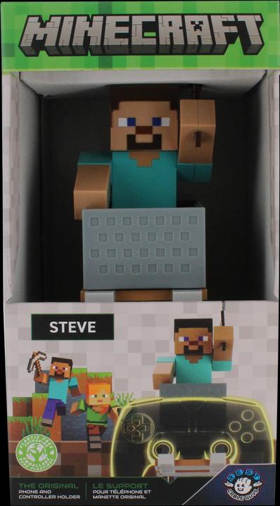 Image du produit Exquisite Gaming Cable Guys R.E.S.T - Minecraft - Steve Support pour Téléphone et Manette (PS5)