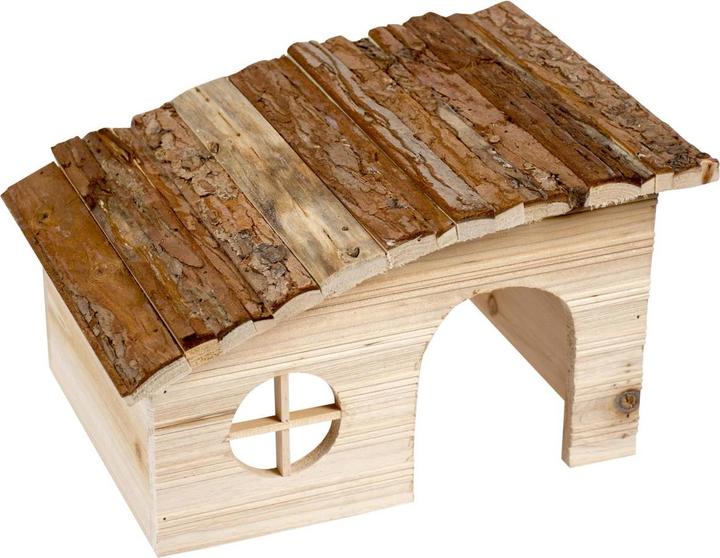 EBI Duvo+ Holzlodge mit Schrägdach Nager