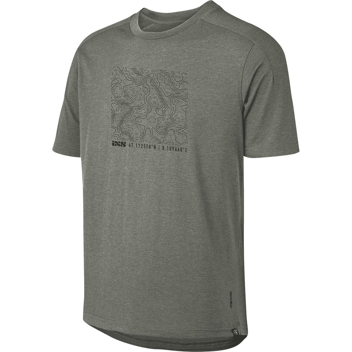 iXS, Jungen, Velotrikot, FlowTech Kids Tee (contour) (L), Grau, L