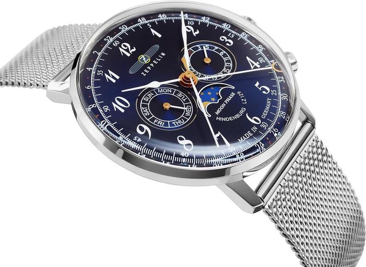 Image du produit Zeppelin LZ129 Hindenburg 7036M-3 Montre à quartz bleu (259102) (Montre analogique, 40 mm)