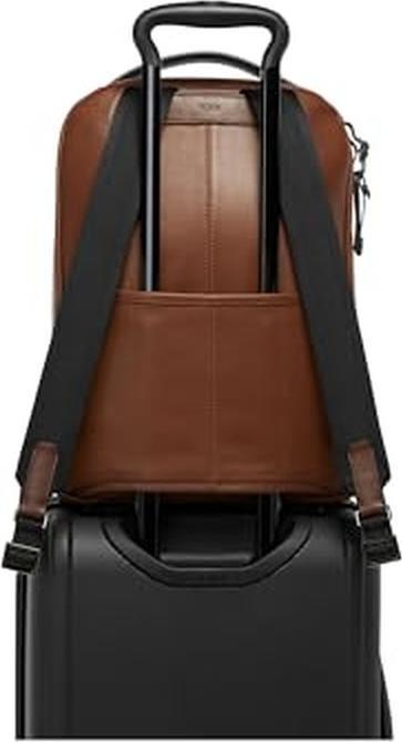 Actual product image Tumi Harrison Bradner Leather Backpack