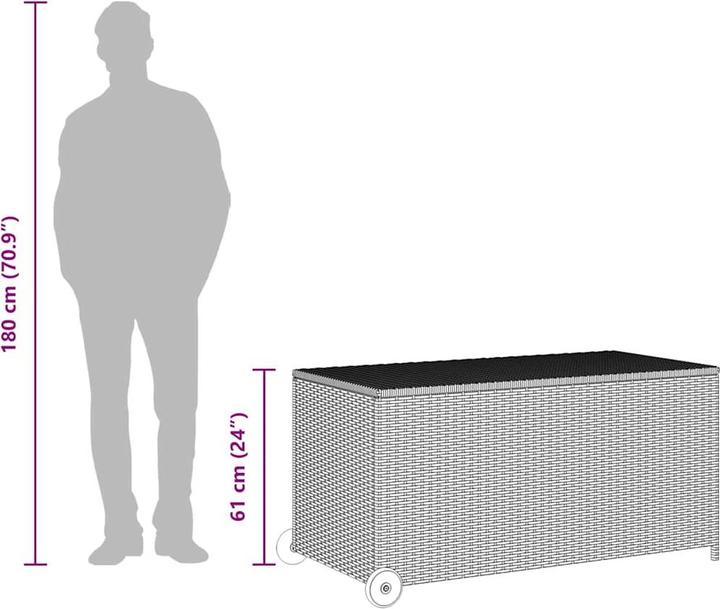 Actual product image vidaXL Aufbewahrungsbox