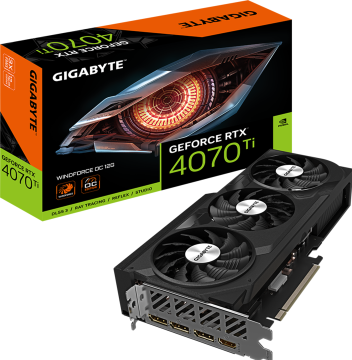 Immagine prodotto Gigabyte GeForce RTX 4070 Ti WINDFORCE OC (12 GB)
