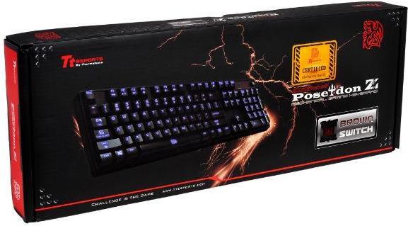 Actual product image Tt eSPORTS Poseidon Z Illuminated Brown (DE, Cable)