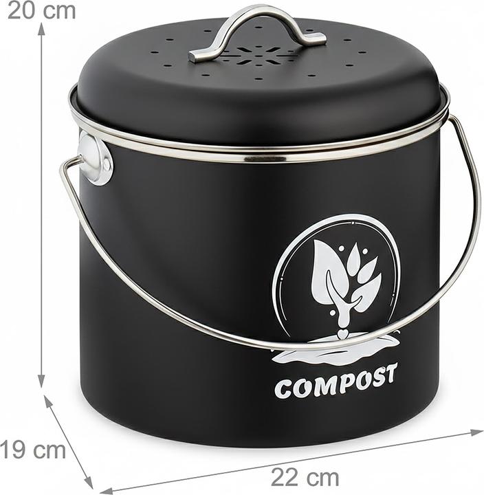 Produktbild Relaxdays Küchen-Komposteimer (3.50 l)