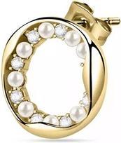 Produktbild La Petite Story MÃ³dnÃ­ pozlacenÃ¡ single nÃ¡uÅ¡nice s perliÄkami LPS02AQM40 (L)