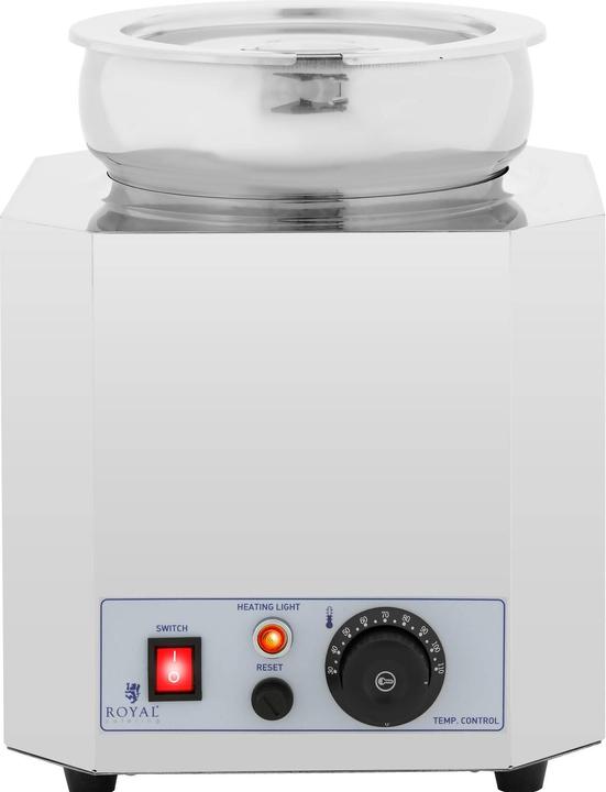 Produktbild Royal Catering Suppenstation Bain Marie Speisenwärmer Edelstahl 7 L 30 - 110 °C 500 W