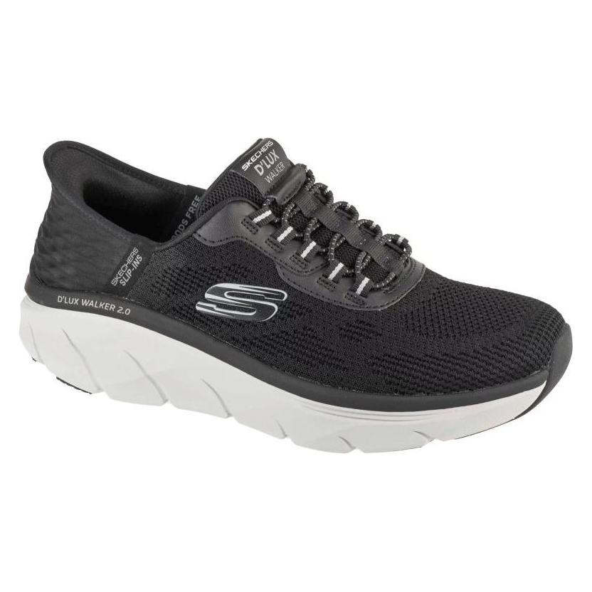 Skechers, Herren, Sneakers, Slip-Ins, D'Lux Walker 2.0 - Rezinate Black, Schwarz, (43)