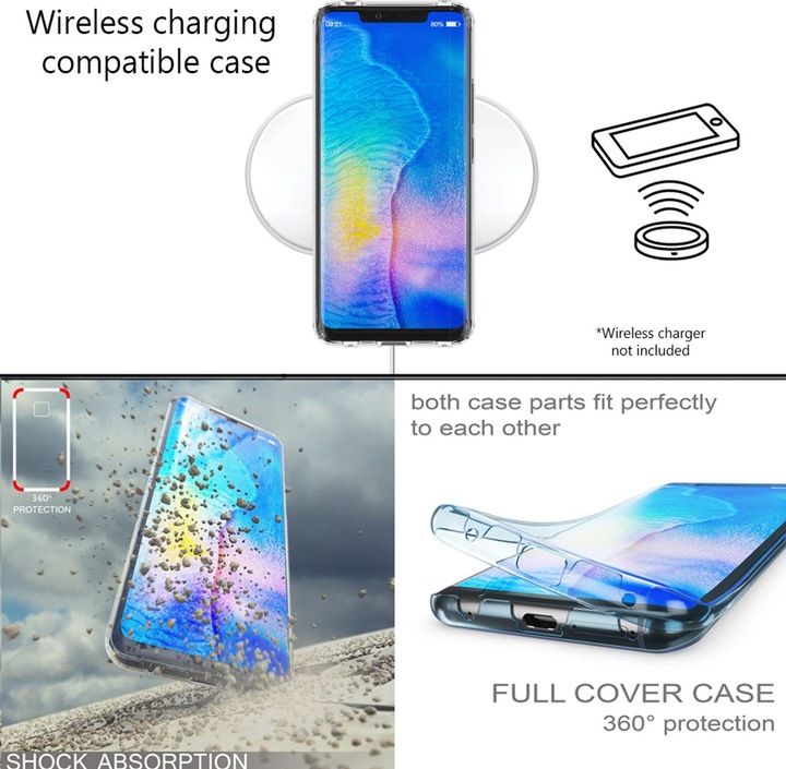 Produktbild Nalia 360 Grad Handyhülle (Huawei Mate 20 Pro)