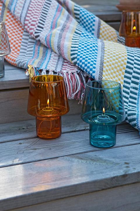 Produktbild Rig-Tig by Stelton RIGTIG VIVA Windlicht ocean (1 x, 16.5 x 10.5 cm)