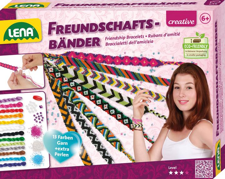 Produktbild Lena Friendship bracelets, big, Children"s jewellery bracelet making kit, 6 yr(s), Multicolour