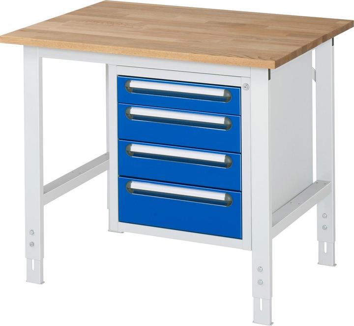 Actual product image RAU Workbenches Workbench Tom K Model 07 1000 x 800 mm (100 cm, 80 cm)