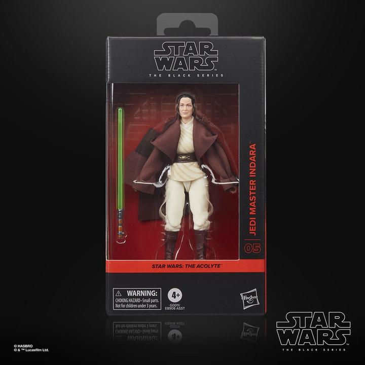 Actual product image Hasbro Star Wars: The Acolyte Black Series action figure Jedi Master Indara 15 cm