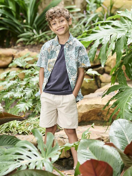 Image du produit Vertbaudet Jungen Shorts, Leinen-Mix (98)
