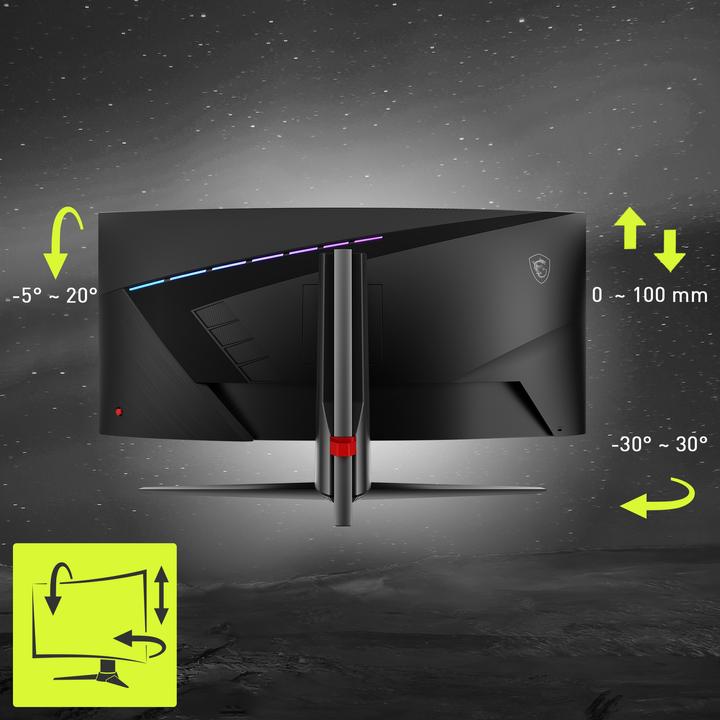 Image du produit MSI MAG 345CQRDE (3440 x 1440 pixels, 34")