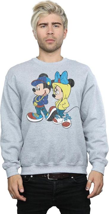 Immagine prodotto Disney Mickey And Minnie Mouse Pose Felpa Uomo (XL)