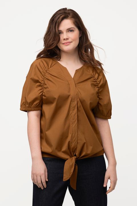 Produktbild Ulla Popken Bluse, Saumband, Tunika-Ausschnitt, Halbarm (50, 52)