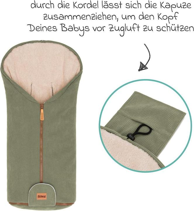 Produktbild Fillikid Fusssäckchen Nevis Cord