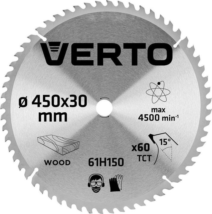 Produktbild Verto Kreissäge 450x30mm 60Z 61H150