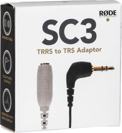 Actual product image RØDE SC3 TRRS to TRS adapter (0.17 m)