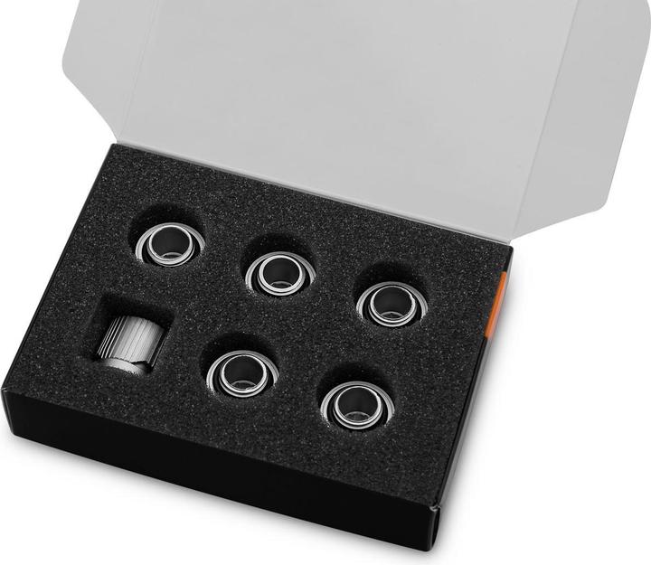 Actual product image EKWB EK-Quantum Torque STC 10/16 - 6-Pack, Satin Titanium