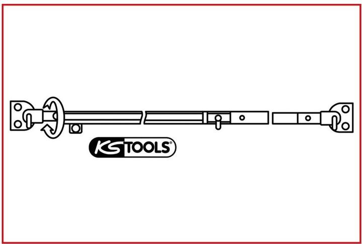 Actual product image KS Tools Clamp for preparation working, 1000-1200 mm