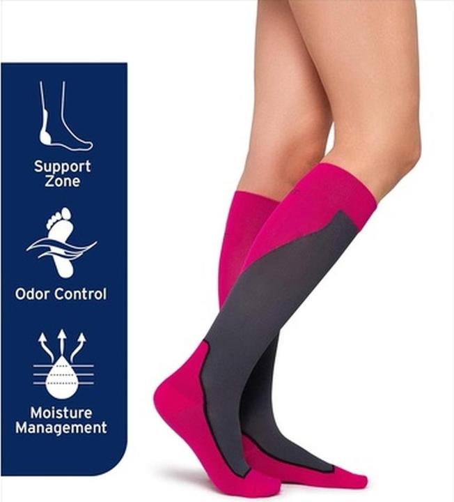 Immagine prodotto Jobst Calzino sportivo 15-20mmHg L nero 1 paio