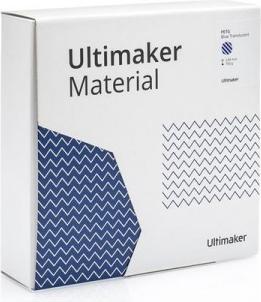 Actual product image Ultimaker PETG - Blue Translucent - 2.85mm (PETG, 2.85 mm, 750 g, Blue)