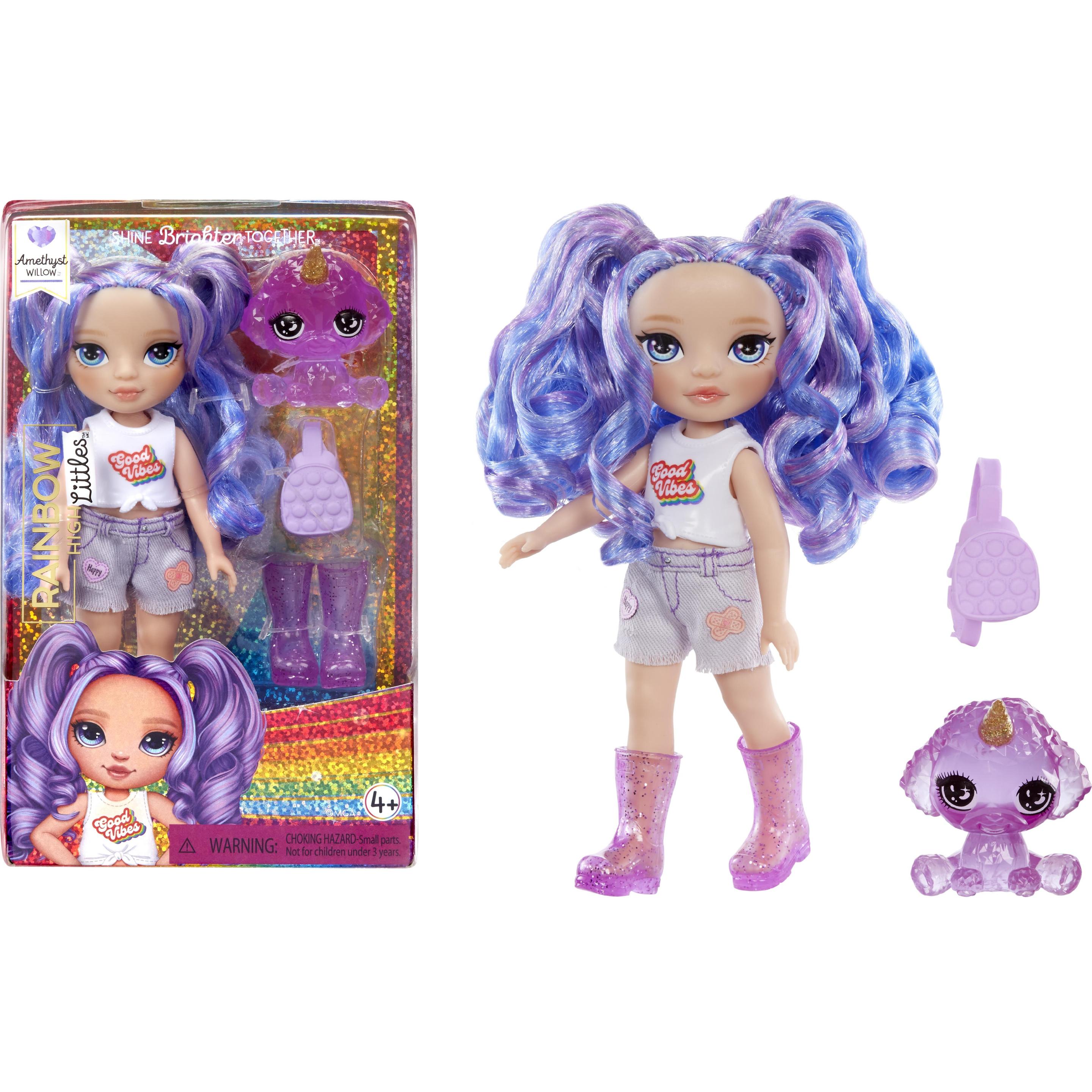 Thumbnail - MGA Rainbow High Littles Dolls- Amethyst (Purple)