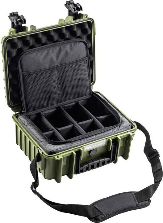 Image du produit B&W International Mallette de transport B&W Outdoor type 3000 avec étui photo bronze (Mallette photo, 11.70 l)