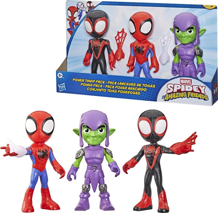 Actual product image Spiderman HAS SPD SAF playset Power Thwip Pack