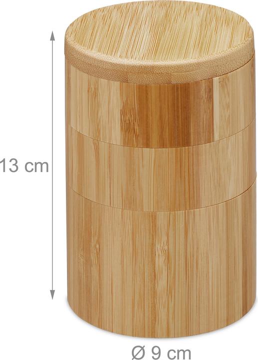 Relaxdays Salzbehälter (Diverse Gewürze, Pfeffer, Salz)