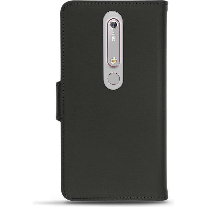 Thumbnail - Noreve Lederschutzhülle Wallet (Nokia 6 (2018)), Smartphone Hülle, Schwarz
