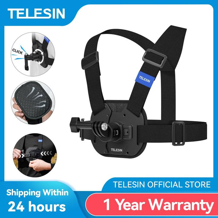 Image du produit Telesin Vest Chest Strap with Quick Release for action cameras