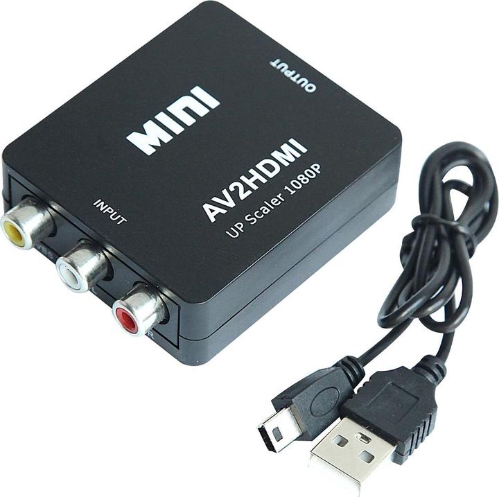 Ideoon AV zu HDMI Adapter, 1080p Full HD