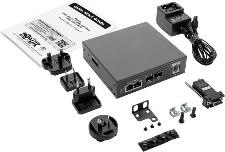 Image du produit Eaton Serveur de console 8 ports avec modem intégré NIC double GbE 4Gb Flash et double SFP