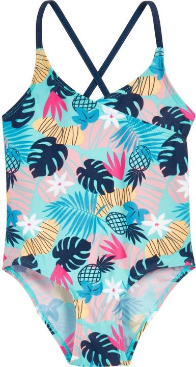 Produktbild Playshoes Badeanzug Blumen Petrol Gr. 122/128 (122, 128)