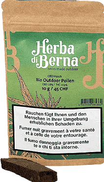 Image du produit Herba di Berna Hasch CBD BIO Pollen d'extérieur (10 g, Extérieur)
